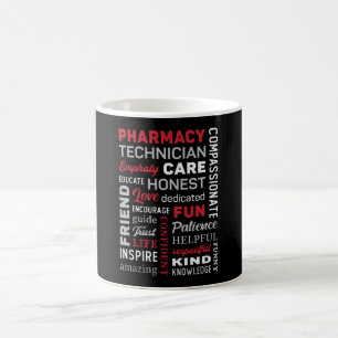 Mug Citation du pharmacien de la technicienne en pharm