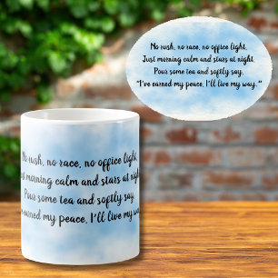 Mug Citation Élégante et Sincère pour la Retraite