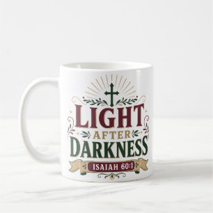 Mug Citation Espoir Spirituel Lumière Après les Ténèbr