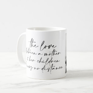 Mug Citation et photo de la mère en noir