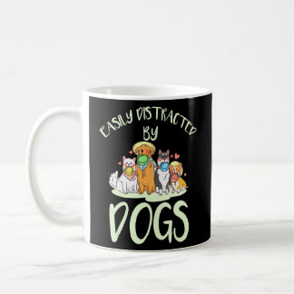 Mug Citation Facilement Distraite Par Chien Chien