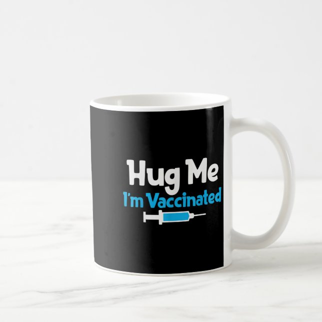 Mug Citation Graphique Vaccinée Sur Les Humours Drôle (Droite)