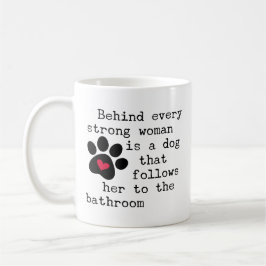 Mug Citation humoristique de chien - Paw de chien