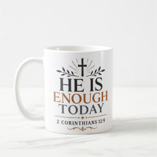 Mug Citation Inspirante Chrétienne pour Aujourd'hui Il