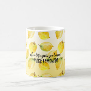 Mug Citation inspirante des citrons à l'ombre