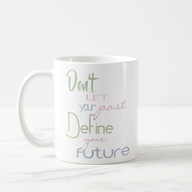 Mug Citation Inspiration - Définir votre avenir (Gauche)