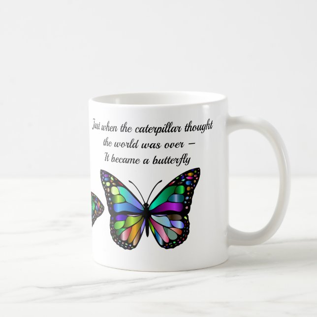 Mug Citation Inspiration Papillon (Droite)