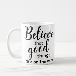 Mug Citation Inspirationnelle Croit Bonne Motivation