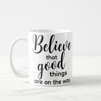 Mug Citation Inspirationnelle Croit Bonne Motivation