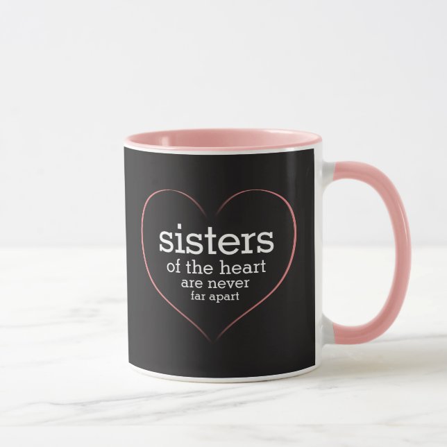 Mug Citation inspirée Soeurs du coeur (Droite)