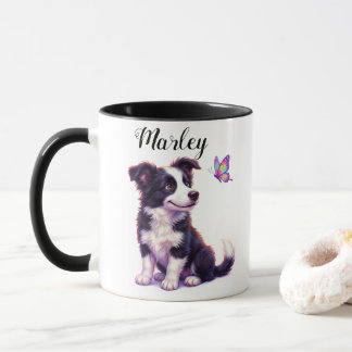 Mug Citation Meilleure Amie Border Collie Mignonne