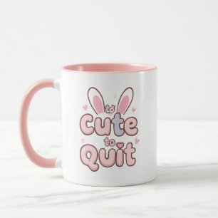 Mug Citation motivante rose girly
