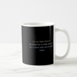 Mug Citation Motivationnelle De Seneca Sur Le Focus, L