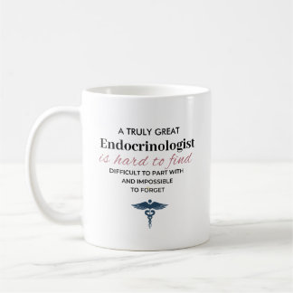 Mug Citation personnalisée d'un excellent endocrinolog