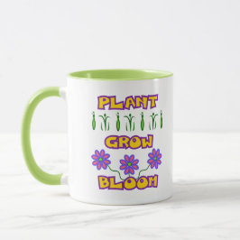 Mug Citation plante Fleur de croissance Fleur rose Tex