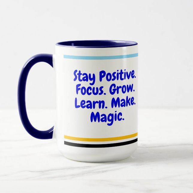 Mug Citation positive pour les collègues | Motivation  (Gauche)