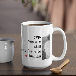 Mug Citation romantique du collage moderne