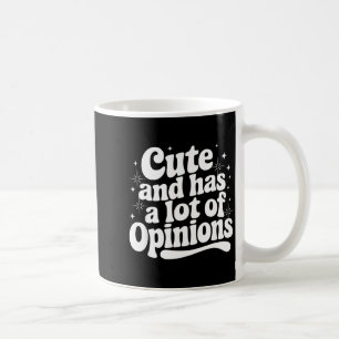 Mug Citation sarcastique disant mignon & a des oig