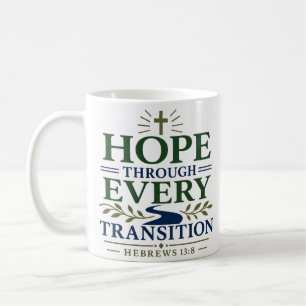 Mug Citation Spirituelle Espoir À Travers Chaque Trans