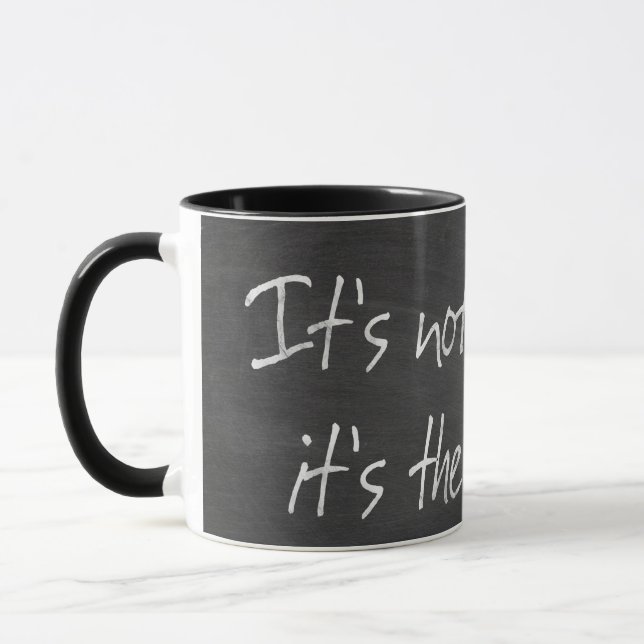 Mug Citation sur la vieillesse sur tableau de bord (Gauche)