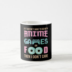 Mug Citation sur les animes, les jeux vidéo et la nour