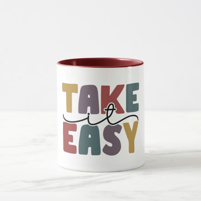 Mug Citation Take It Easy  (Centre)