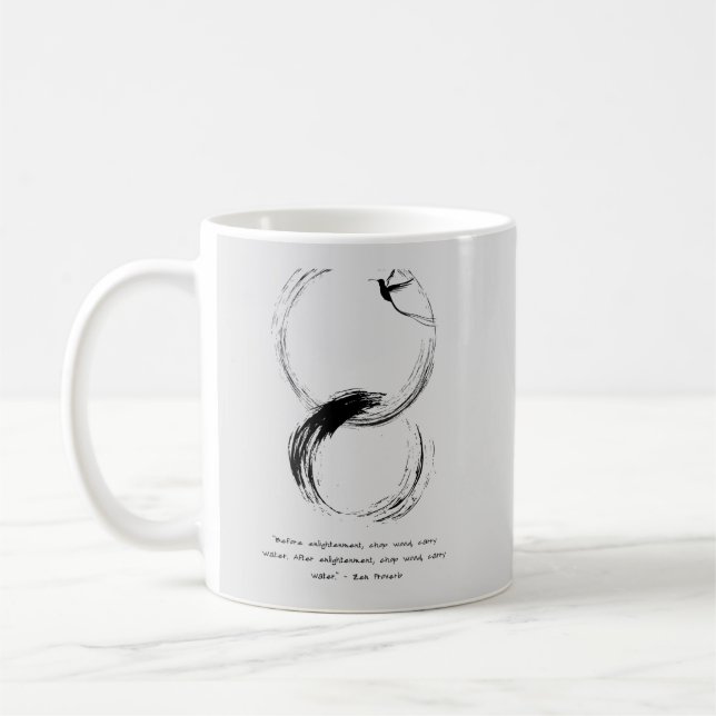 Mug Citation zen : Sagesse et méditation (Gauche)