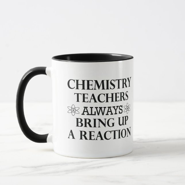 Mug Citations amusantes à propos de professeur de chim (Gauche)