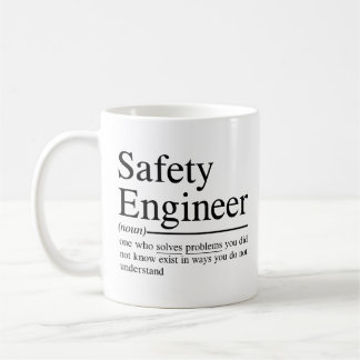 Mug citations amusantes pour Safety Engineer