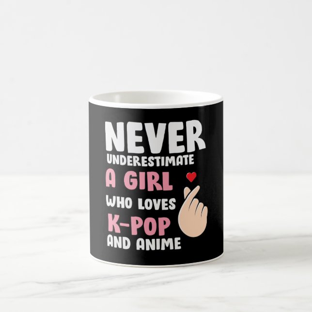 Mug Citations Anime & K-pop : Ne jamais sous-estimer u (Centre)