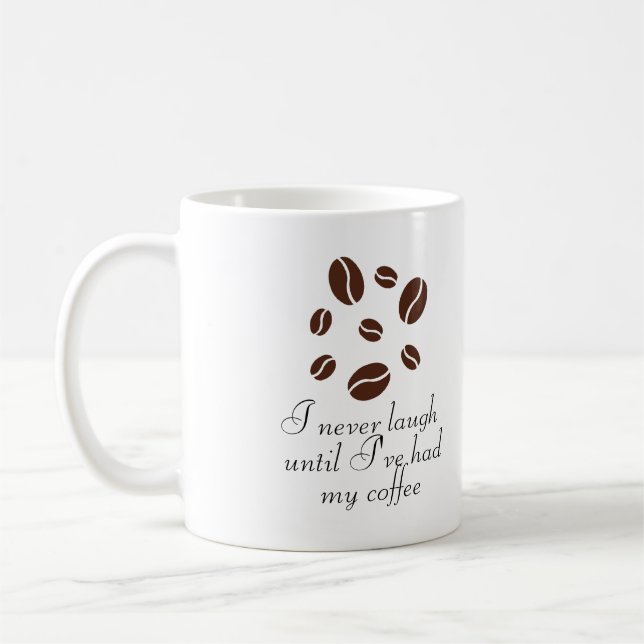Mug Citations de café amusantes  (Gauche)