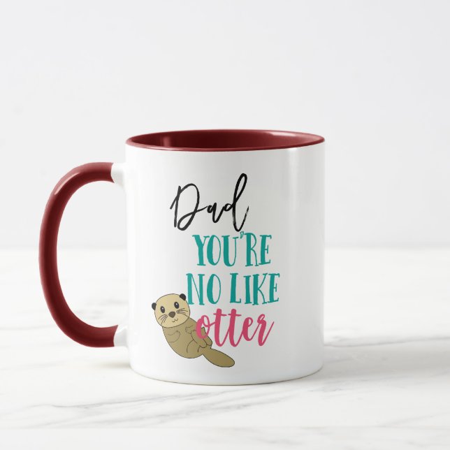 Mug Citations de fête des pères Humour animal de la lo (Gauche)