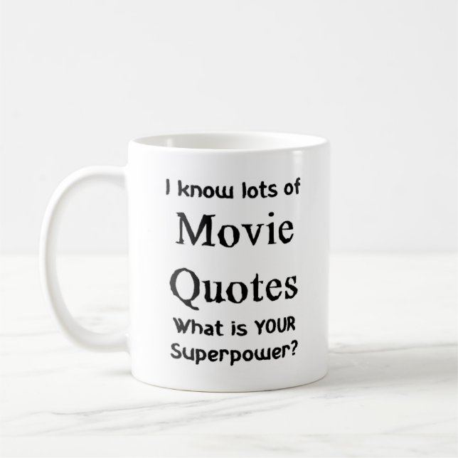 Mug citations de films (Gauche)