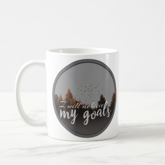 Mug citations de motivation matinale pour l'amour pers (Gauche)
