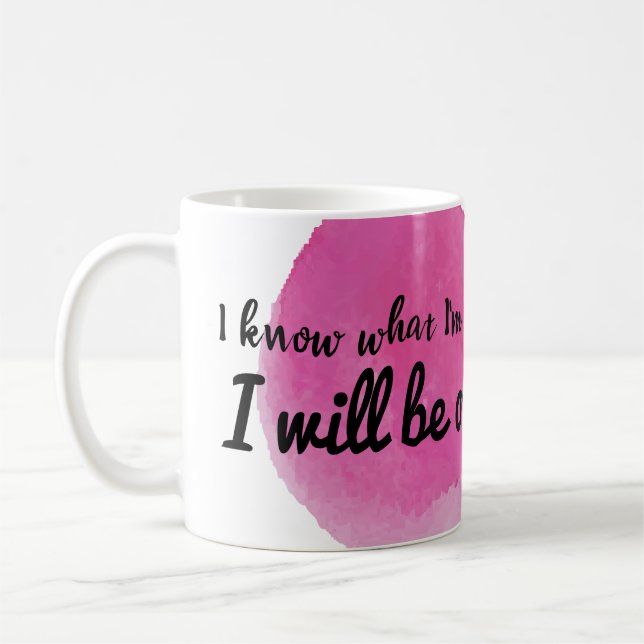 Mug citations de motivation pour l'autosoin (Gauche)