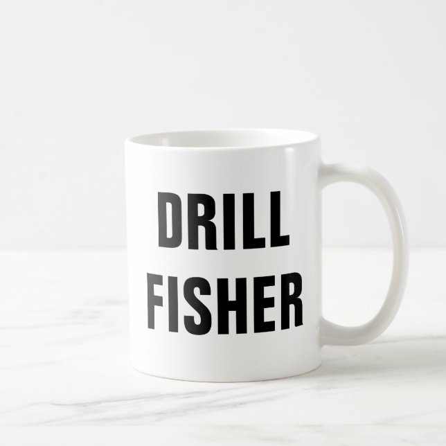 Mug Citations de pêche à la glace amusantes de Fisher (Droite)