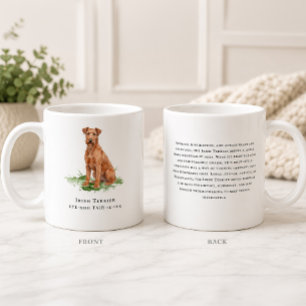 Mug Citations de race de chien Terrier Irlandais Aquar
