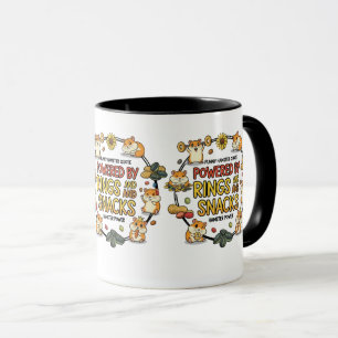 Mug Citations drôles de hamsters et de snacks