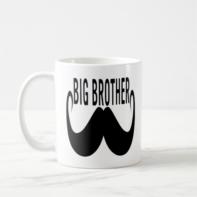Mug Citations drôles de moustache de frère de (Gauche)