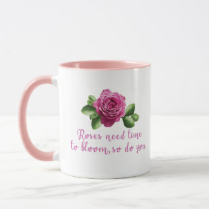 Mug Citations drôles sur les roses et l'amour