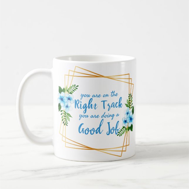 Mug citations motivationnelles et inspirantes pour le  (Gauche)
