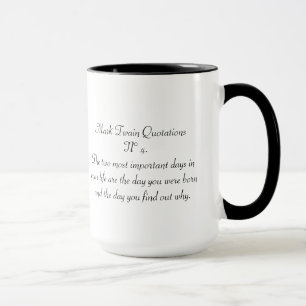 Mug Citations N° 4 de Mark Twain