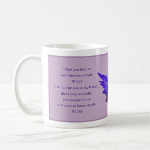 Mug Citer Mug, Pardonner ACIM Don, Ange Violet