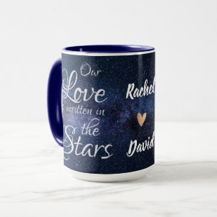 Mug Citer NOTRE AMOUR ÉCRIT DANS STARS Galaxy Night Sk