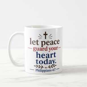 Mug Citez Chrétienne pour que la Paix Garde Votre Cœur