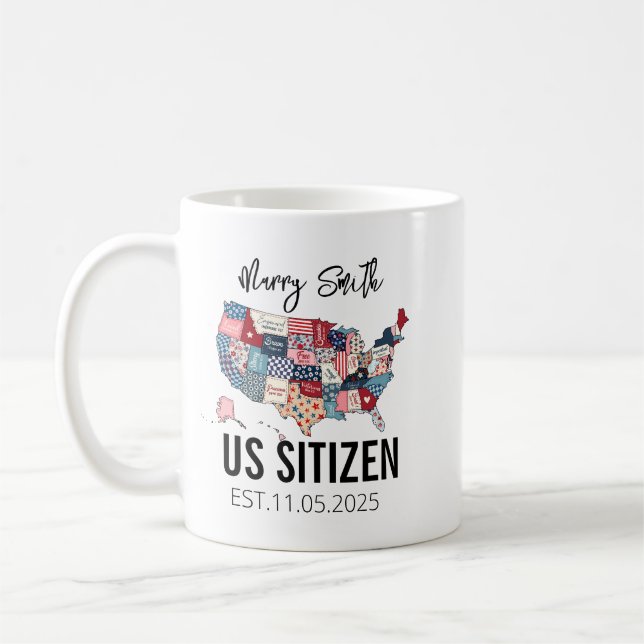 Mug Citizenship Day American  – Proud to Be an America (Gauche)