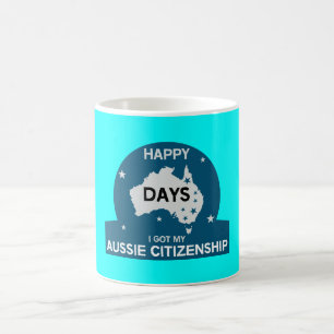 Mug Citoyenneté australienne - Félicitations - Cadeaux