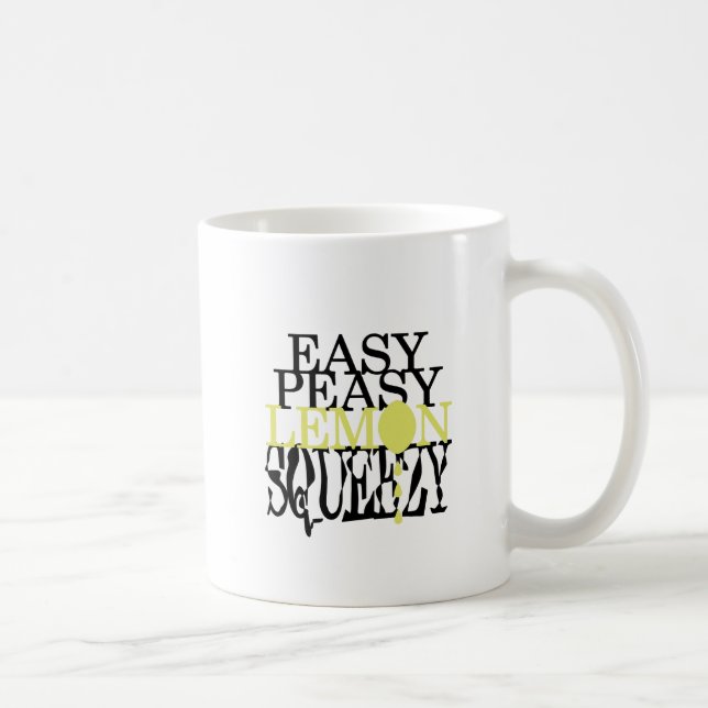 Mug Citron facile Squeezy de Peasy (Droite)