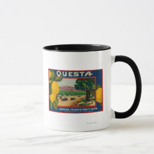 Mug Citron LabelCorona, CA de Questa