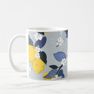 Mug Citrons colorés : Motif Floral Citrus